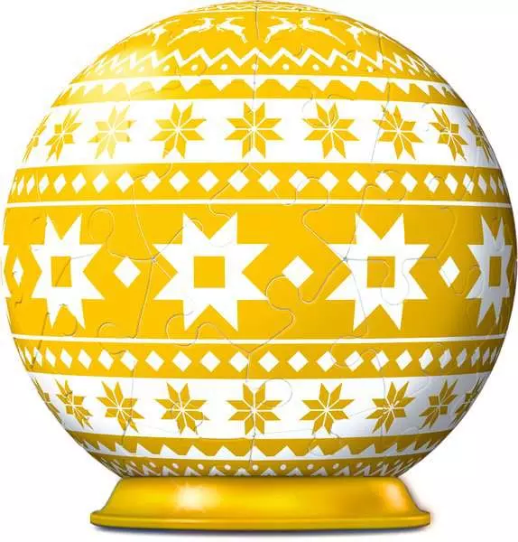 Ravensberger Matratzen 3D Puzzle Ball Weihnachtskugel Norweger Muster Clearance-Verkauf
