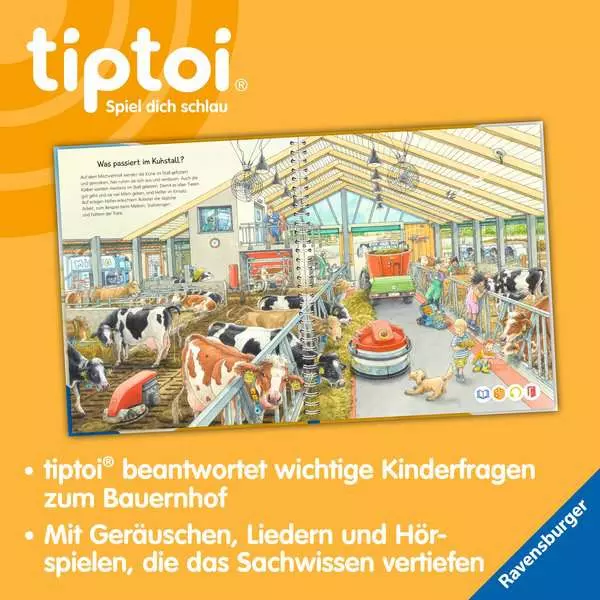 Ravensberger Matratzen tiptoi® Wieso? Weshalb? Warum? Auf dem Bauernhof Kostenloser Versand international