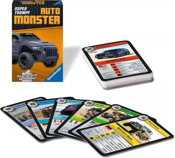 Ravensberger Matratzen Auto Monster - Kartenspiel ab 7 Jahren Online