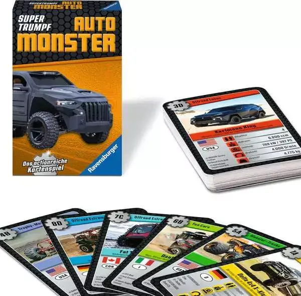 Ravensberger Matratzen Auto Monster - Kartenspiel ab 7 Jahren Online