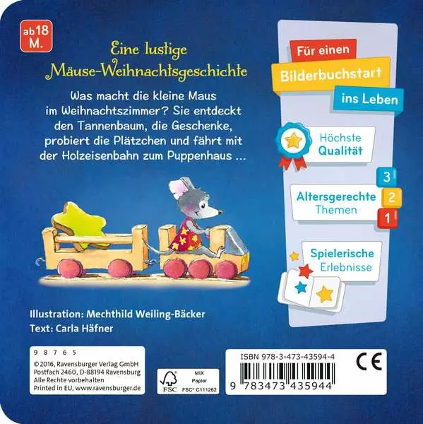Ravensberger Matratzen Die kleine Weihnachtsmaus Meist gekauft