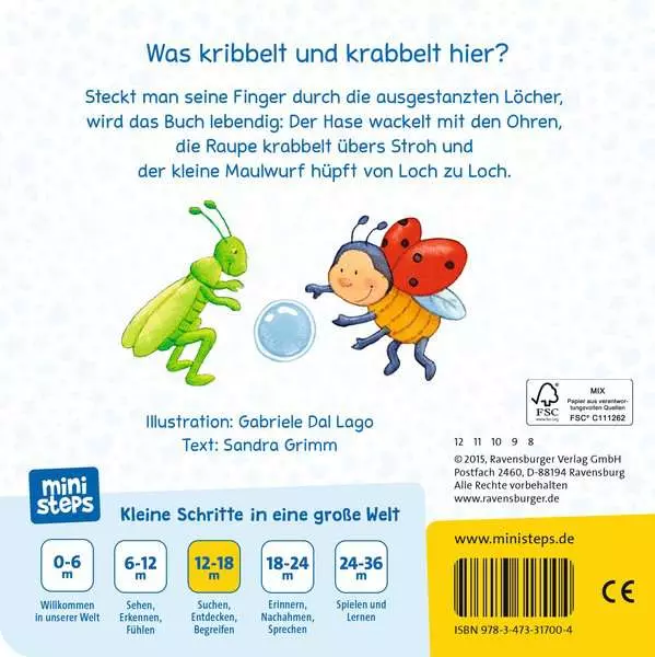 Ravensberger Matratzen ministeps: Lustige Kribbel-Krabbel Tiere Kostenloser Versand