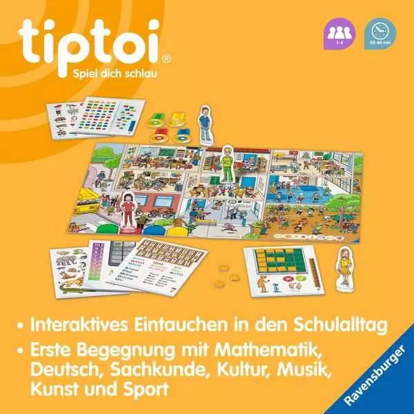 Ravensberger Matratzen tiptoi® Wir spielen Schule - Lernspiel ab 5 Jahren Limitierter Zeitrabatt