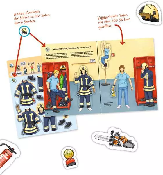 Ravensberger Matratzen Ravensburger Wieso? Weshalb? Warum? Stickerheft: Feuerwehr Günstig kaufen