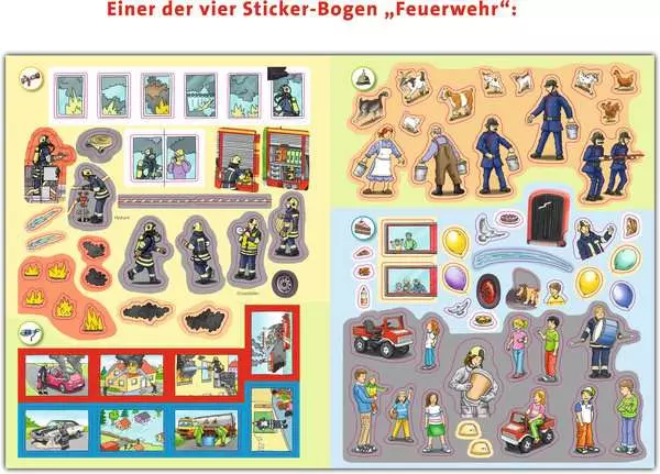 Ravensberger Matratzen Ravensburger Wieso? Weshalb? Warum? Stickerheft: Feuerwehr Günstig kaufen