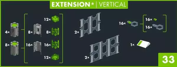 Ravensberger Matratzen GraviTrax PRO Extension Vertical - Kugelbahn-Erweiterung für Kinder ab 8 Jahren Saisonschlussverkauf
