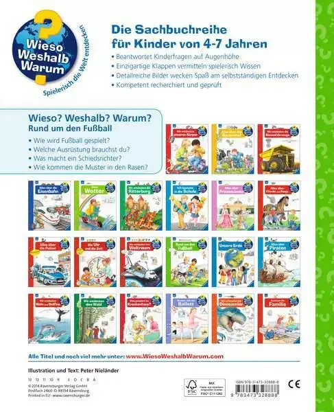 Ravensberger Matratzen Ravensburger Wieso? Weshalb? Warum?, Band 35: Rund um den Fußball Top Angebot
