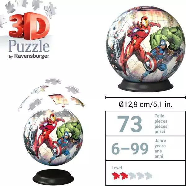 Ravensberger Matratzen 3D Puzzle Ball Marvel Avengers Sonderangebote
