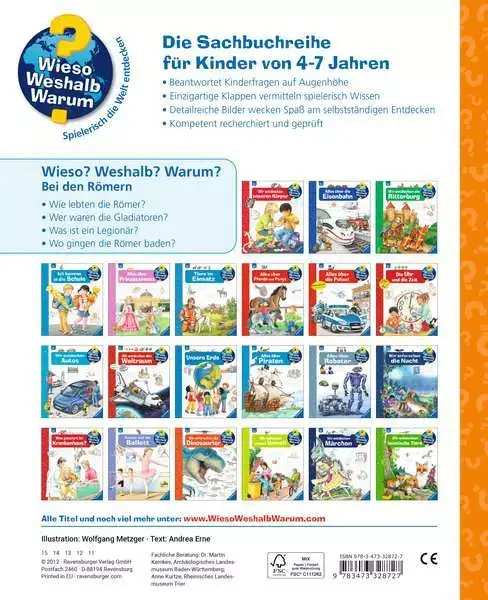 Ravensberger Matratzen Ravensburger Wieso? Weshalb? Warum?, Band 30: Bei den Römern Letzte 3 Tage