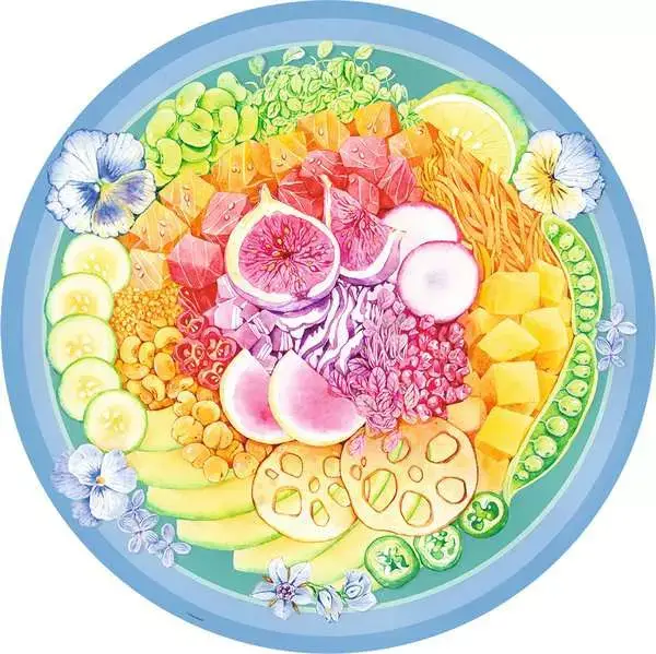 Ravensberger Matratzen Puzzle 500 Teile - Circle of Colors Poke Bowl JETZT KAUFEN
