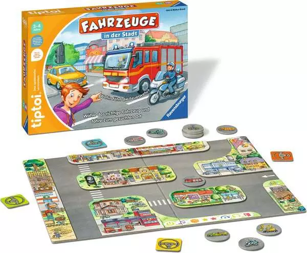 Ravensberger Matratzen tiptoi® Fahrzeuge in der Stadt - Lernspiel ab 3 Jahren Zeitbegrenzte Promotion