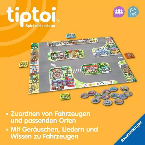 Ravensberger Matratzen tiptoi® Fahrzeuge in der Stadt - Lernspiel ab 3 Jahren Zeitbegrenzte Promotion