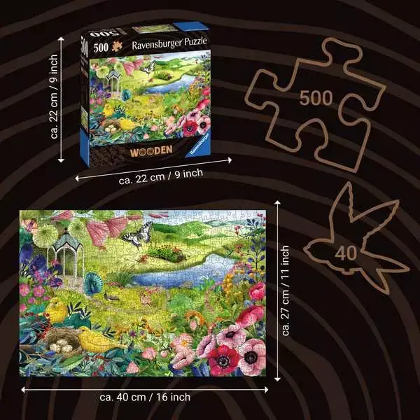 Ravensberger Matratzen Puzzle 500 Teile - Wilder Garten Vierteljährliche Förderung