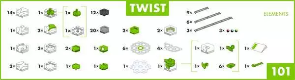 Ravensberger Matratzen Ravensburger GraviTrax Action-Set Twist Nur noch ein Tag übrig