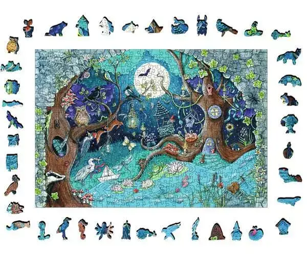 Ravensberger Matratzen Puzzle 500 Teile - Fantasy Forest im Angebot