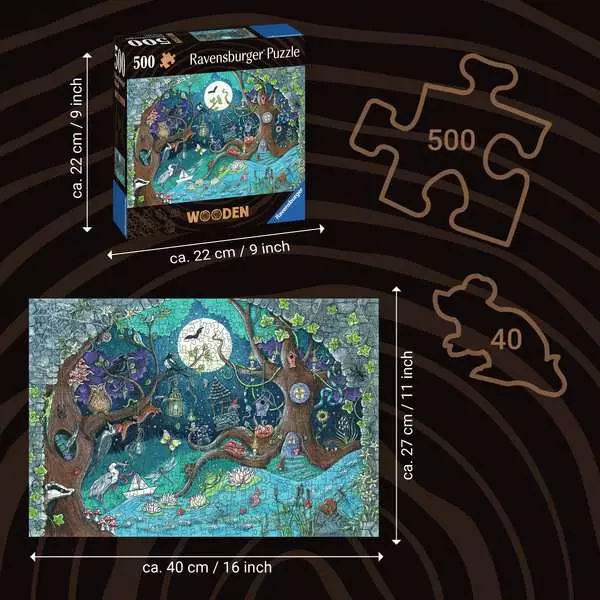 Ravensberger Matratzen Puzzle 500 Teile - Fantasy Forest im Angebot