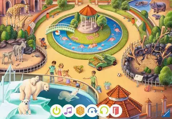 Ravensberger Matratzen Kinderpuzzle ab 3 Jahren - tiptoi® Puzzle für kleine Entdecker: Zoo - 12 Teile Günstiger Verkauf