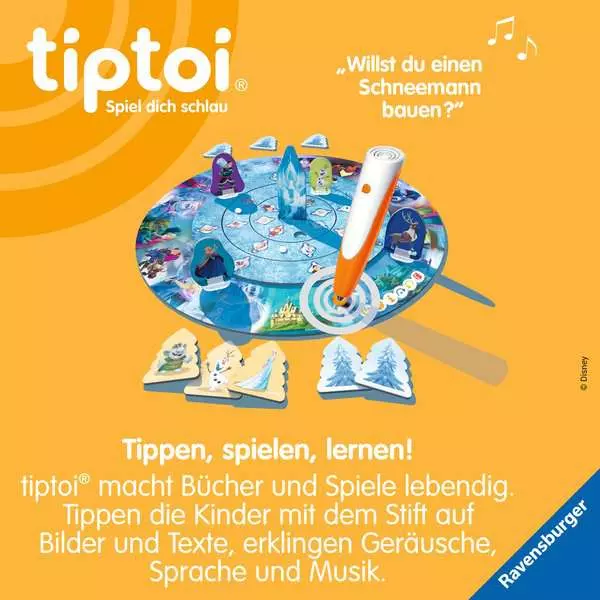 Ravensberger Matratzen tiptoi® Disney Die Eiskönigin - Völlig unverfroren: Das verdrehte Wettlaufspiel - Lernspiel ab 4 Jahren Meist gekauft