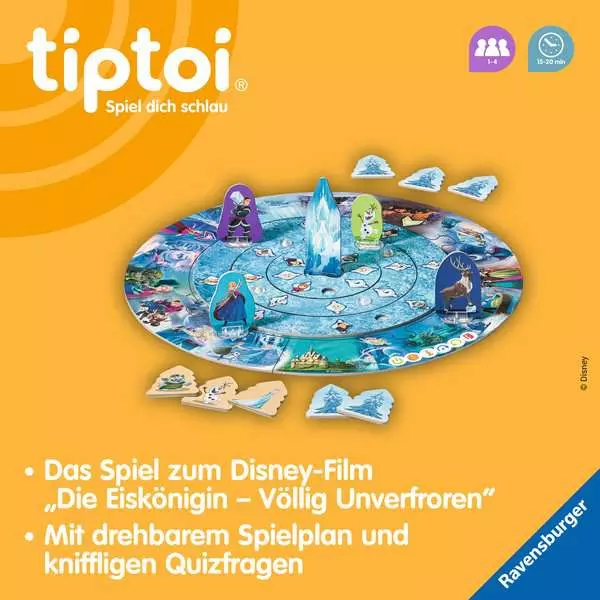 Ravensberger Matratzen tiptoi® Disney Die Eiskönigin - Völlig unverfroren: Das verdrehte Wettlaufspiel - Lernspiel ab 4 Jahren Meist gekauft