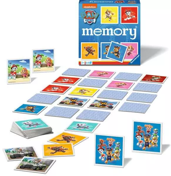 Ravensberger Matratzen memory® Paw Patrol - Kinderspiel ab 3 Jahren Kostenloser Versand