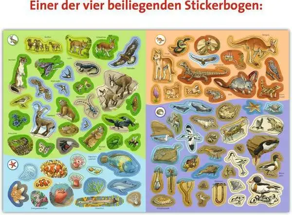 Ravensberger Matratzen Ravensburger Wieso? Weshalb? Warum? Stickerheft: Tiere der Welt Black Friday