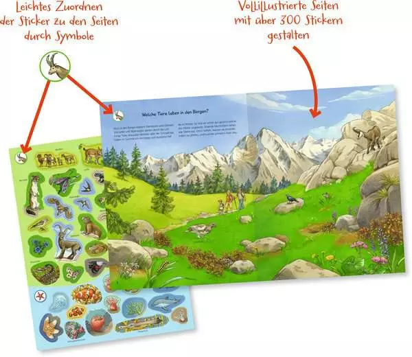 Ravensberger Matratzen Ravensburger Wieso? Weshalb? Warum? Stickerheft: Tiere der Welt Black Friday