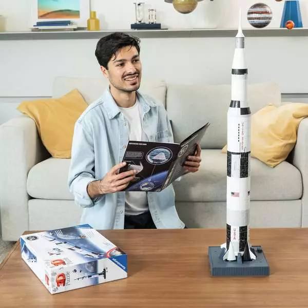 Ravensberger Matratzen 3D Puzzle Apollo Saturn V Rakete Valentinstagsangebot