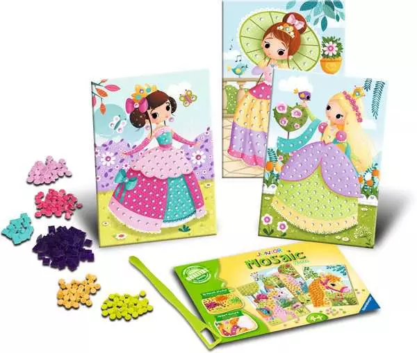 Ravensberger Matratzen Mosaic Junior Princess - Bastelset für Kinder ab 4 Jahren Heißer Verkauf