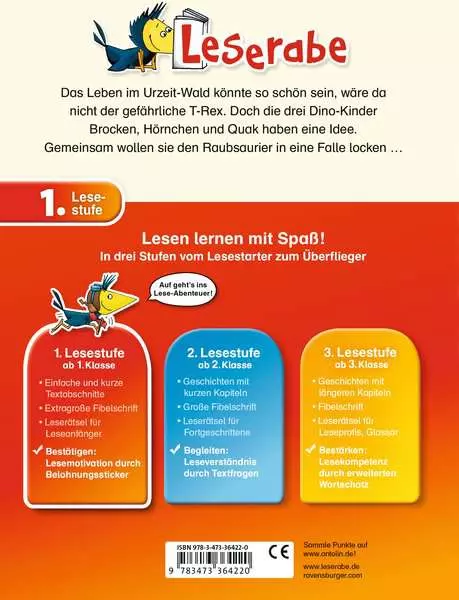 Ravensberger Matratzen Leserabe - 1. Lesestufe: Eine Falle für den T-Rex Neueste Mode