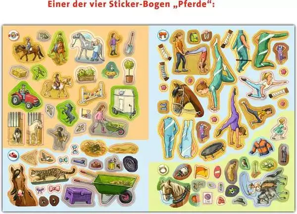 Ravensberger Matratzen Ravensburger Wieso? Weshalb? Warum? Stickerheft: Pferde Große Rabatte
