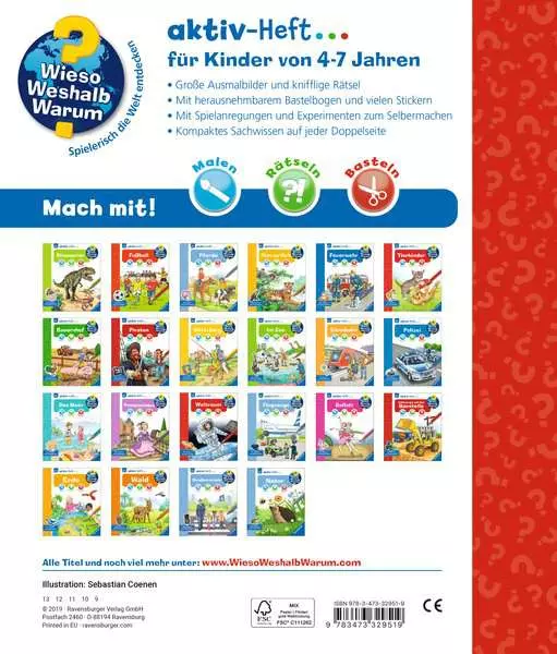 Ravensberger Matratzen Ravensburger Wieso? Weshalb? Warum? aktiv-Heft: Fahrzeuge auf der Baustelle Tägliche Deals
