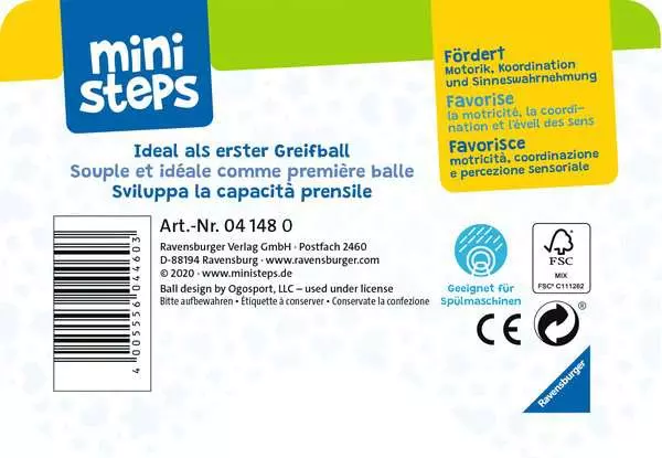 Ravensberger Matratzen baliba Rasselball rot - Babyspielzeug ab 3 Monaten Wochenangebot