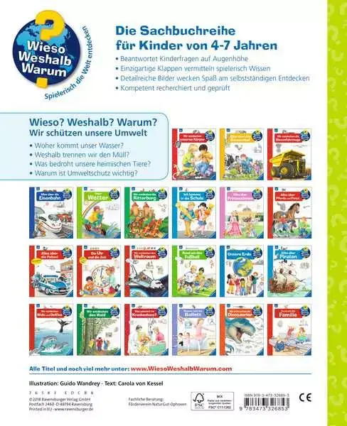 Ravensberger Matratzen Ravensburger Wieso? Weshalb? Warum?, Band 67: Wir schützen unsere Umwelt JETZT KAUFEN