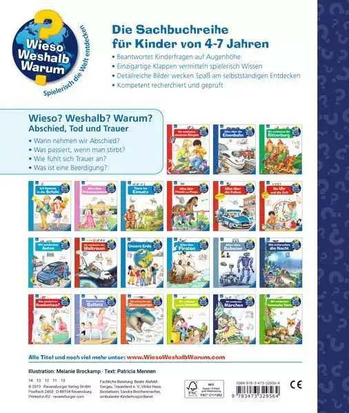 Ravensberger Matratzen Ravensburger Wieso? Weshalb? Warum?, Band 42: Abschied, Tod und Trauer Neueste Stile