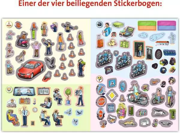 Ravensberger Matratzen Ravensburger Wieso? Weshalb? Warum? Stickerheft: Polizei Nur für heute