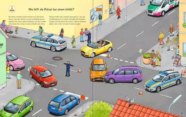 Ravensberger Matratzen Ravensburger Wieso? Weshalb? Warum? Stickerheft: Polizei Nur für heute