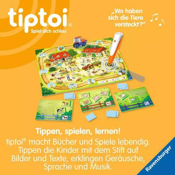 Ravensberger Matratzen tiptoi® Rätselspaß auf dem Bauernhof - Lernspiel ab 3 Jahren Fabrikladen