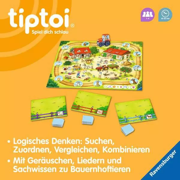 Ravensberger Matratzen tiptoi® Rätselspaß auf dem Bauernhof - Lernspiel ab 3 Jahren Fabrikladen