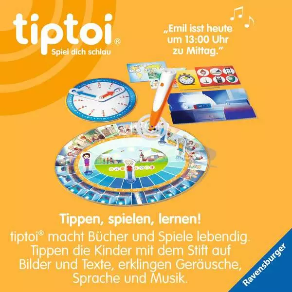 Ravensberger Matratzen tiptoi® Wir lernen die Uhr - Lernspiel ab 6 Jahren zollfrei