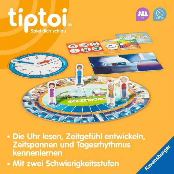 Ravensberger Matratzen tiptoi® Wir lernen die Uhr - Lernspiel ab 6 Jahren zollfrei