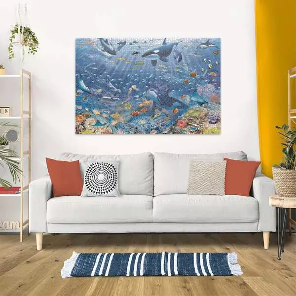 Ravensberger Matratzen Puzzle 3000 Teile - Bunter Unterwasserspaß 50% Rabatt für begrenzte Zeit