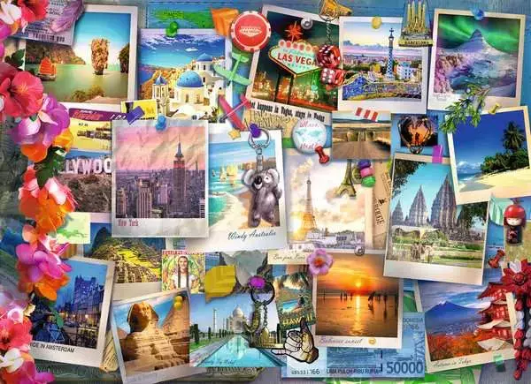 Ravensberger Matratzen Puzzle 500 Teile - World Travel Pinboard Online