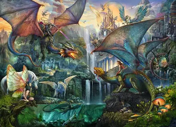 Ravensberger Matratzen Puzzle 9000 Teile - Zauberhafter Drachenwald Hotsell