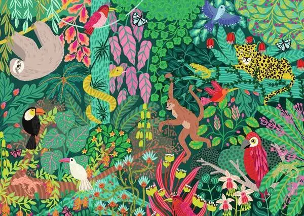 Ravensberger Matratzen Puzzle 1000 Teile - Magical Rain Forrest Günstig kaufen