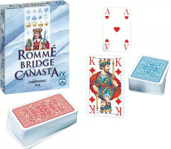 Ravensberger Matratzen Rommé Bridge Canasta - Kartenspiel ab 8 Jahren Exklusivangebot