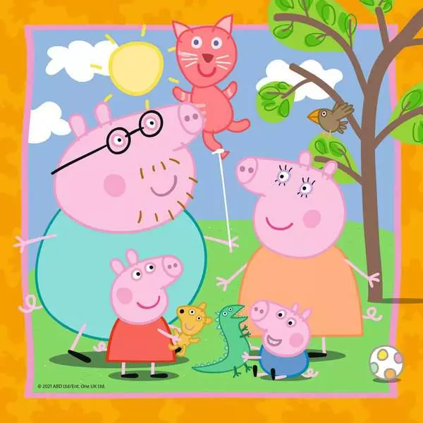 Ravensberger Matratzen Kinderpuzzle ab 5 Jahren - Peppas Familie und Freunde - 49 Teile Osterangebot
