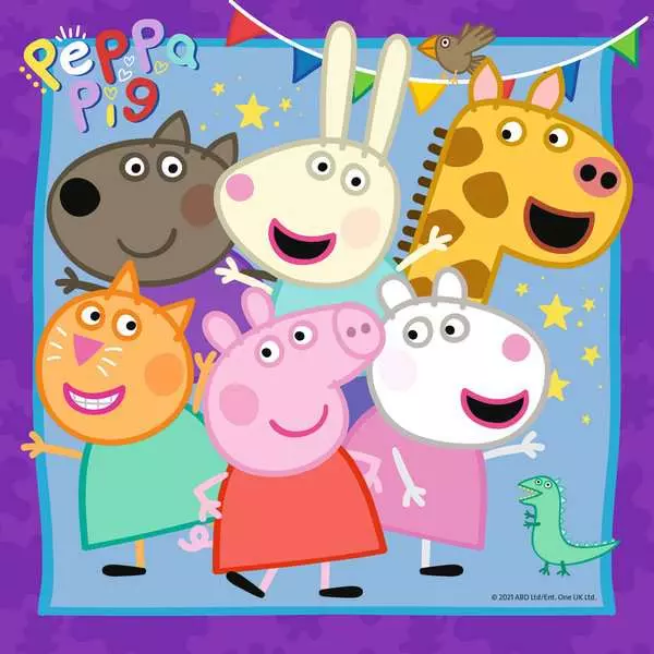 Ravensberger Matratzen Kinderpuzzle ab 5 Jahren - Peppas Familie und Freunde - 49 Teile Osterangebot