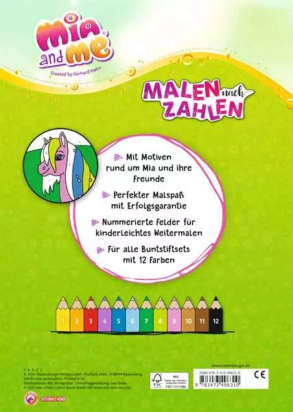 Ravensberger Matratzen Mia and me: Malen nach Zahlen ab 5 Jubiläumsangebot