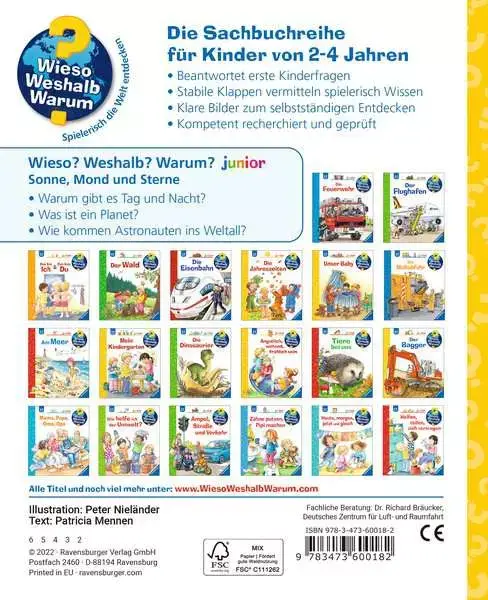 Ravensberger Matratzen Ravensburger Wieso? Weshalb? Warum? junior, Band 72: Sonne, Mond und Sterne Exklusive Angebote