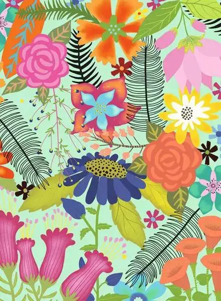 Ravensberger Matratzen Puzzle 500 Teile - Flowerjungle Sonderangebote
